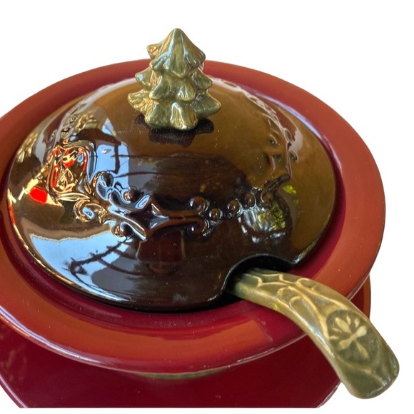 Relish plate with sauce bowl and spoon porcelain - Picture 7 of 10